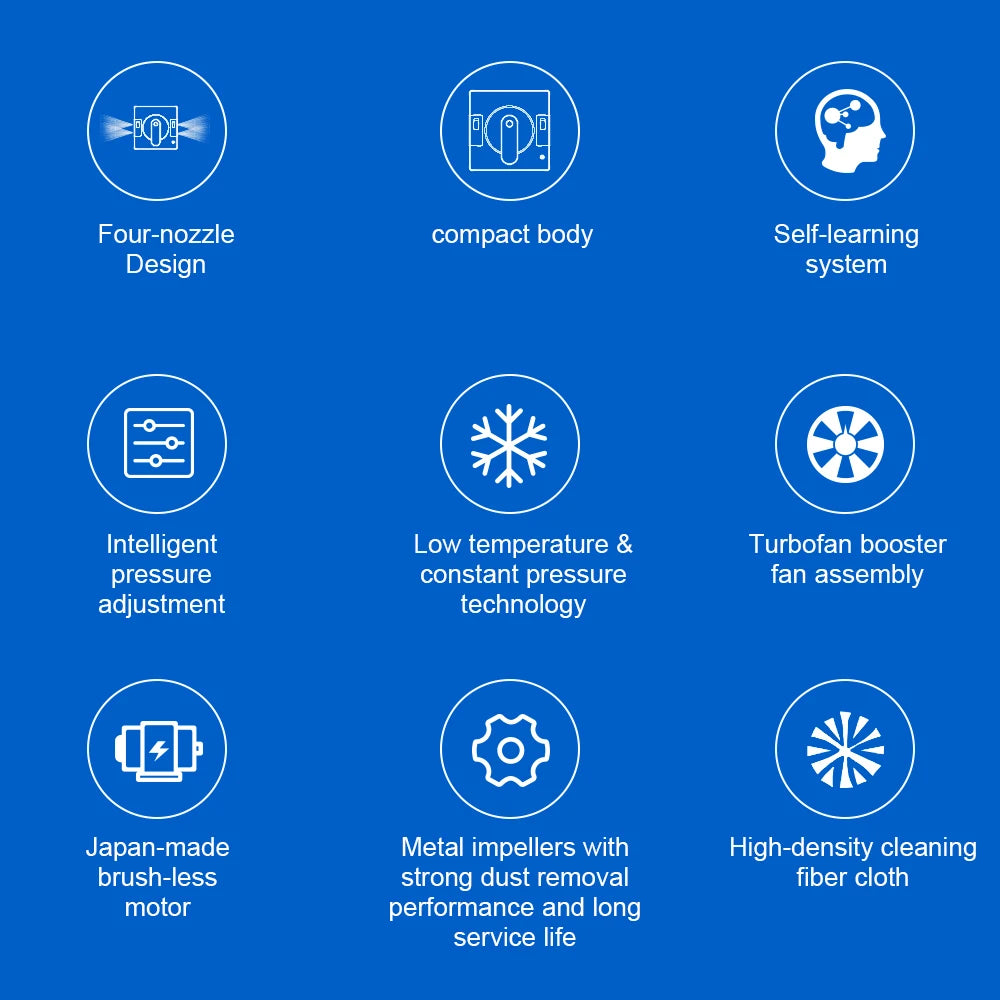 Robot nettoyeur de vitres Liectroux YW509, pulvérisation d'eau bidirectionnelle, robot de nettoyage de vitres pour sols en verre, robot aspirateur pour fenêtres, navigation intelligente,Fonctionnement san
