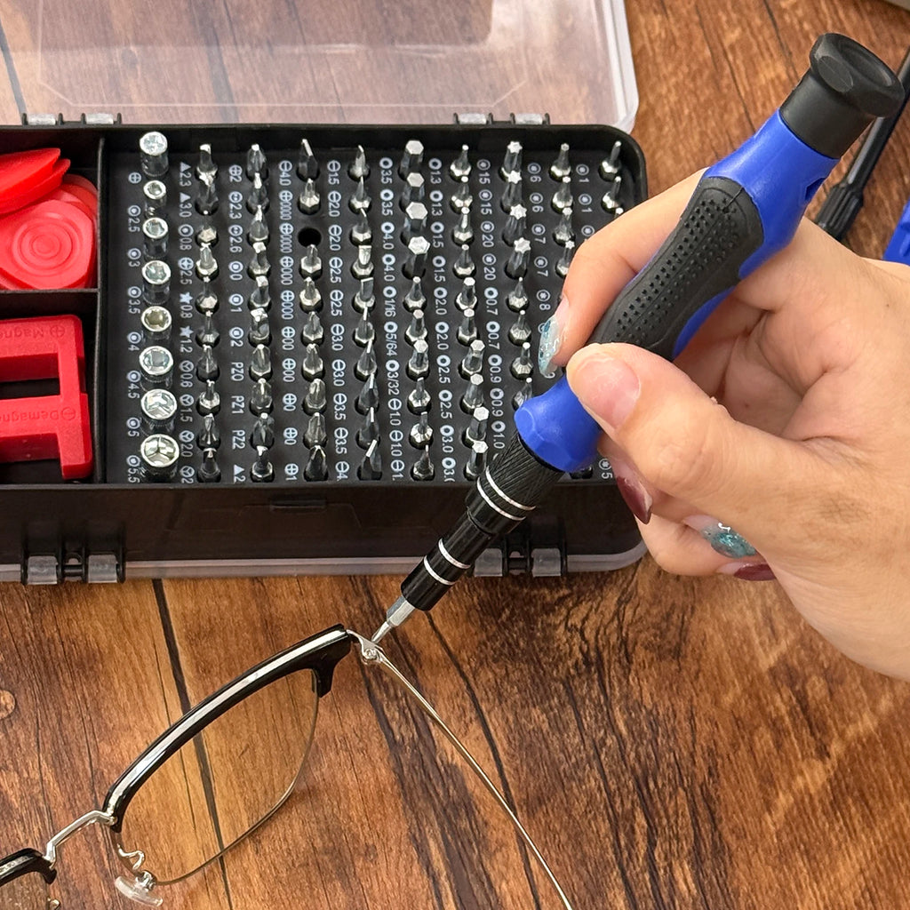 Mini Kit d'outils de réparation magnétique professionnel 115 en 1, jeu de tournevis de précision multifonctionnel pour téléphone portable tablette PC montre