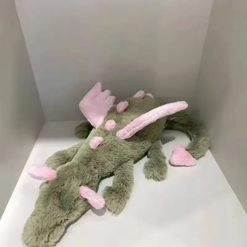 Original JELLYCAT chat 60 cm Matcha cerise Dragon bébé poupée chambre oreiller chat et chien jouer avec des jouets en peluche cadeau de vacances pour animaux de compagnie