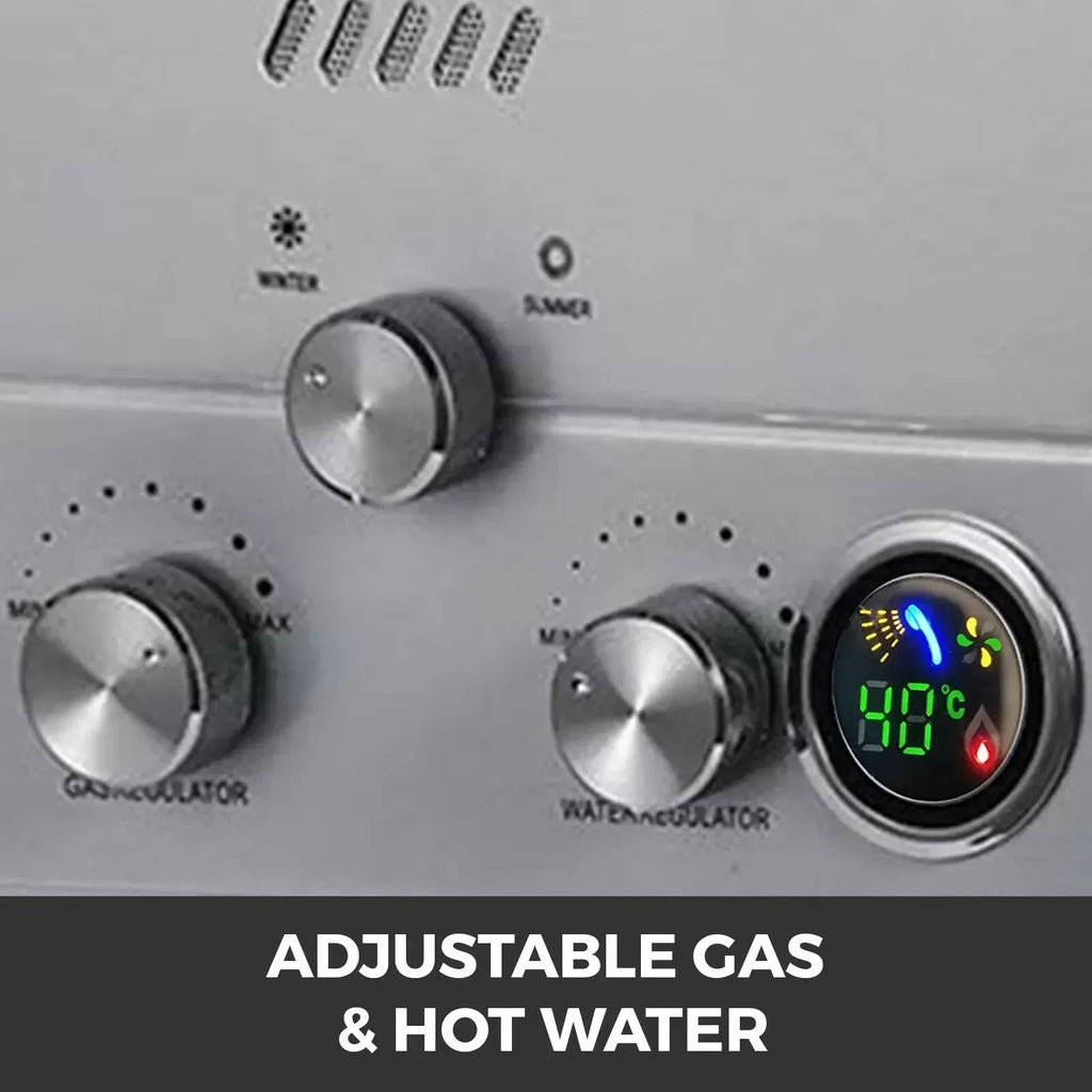 chauffe-eau6L-18Lsans réservoir gaz Propane chauffage instantané salle de bain chauffe-eau extérieur chaudière voiture Camping