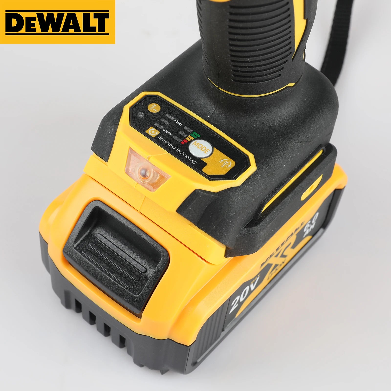 DEWALT batterie au Lithium 20V tournevis électrique Compact sans brosse Rechargeable perceuse à main perceuse à percussion DCD805