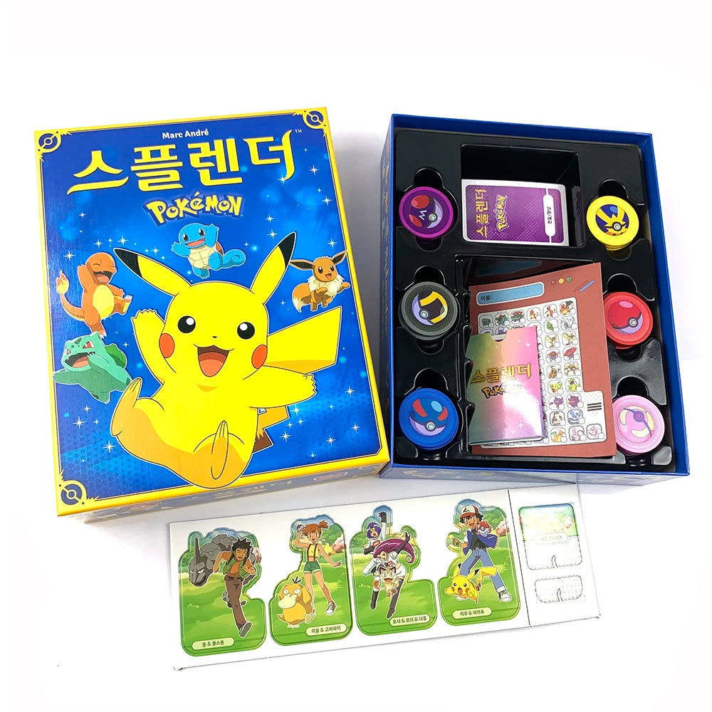 Jeu de société édition Pokémon, Version coréenne, jeu de cartes, stratégie d'introduction, jeu de fête Pokémon, jeu de vacances, collection de cartes de loisirs