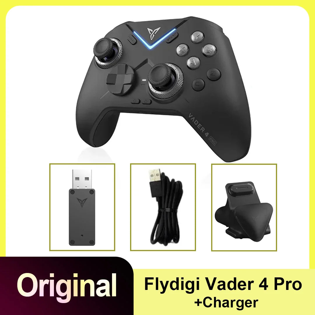 Flydigi Vader 4 Pro contrôleur de jeu avec Hall Rocker athlétique vibrer déclencheur 1000Hz manette de jeu pour commutateur Mobile TV PC
